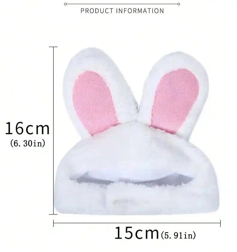 Plush Animal-Ear Pet Costume Hood