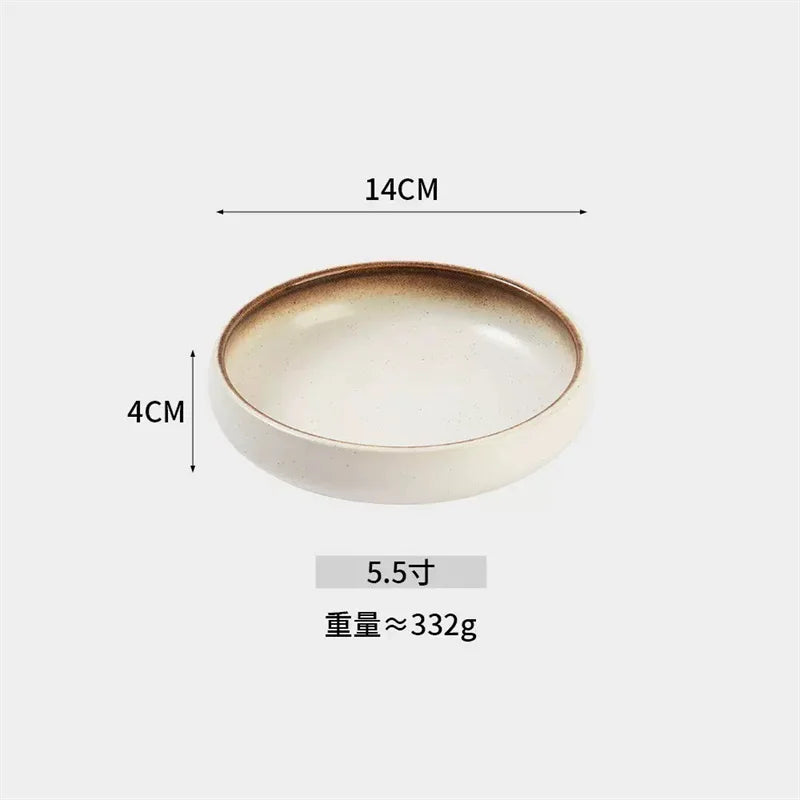 Ceramic Pet Bowl with Wooden Stand
