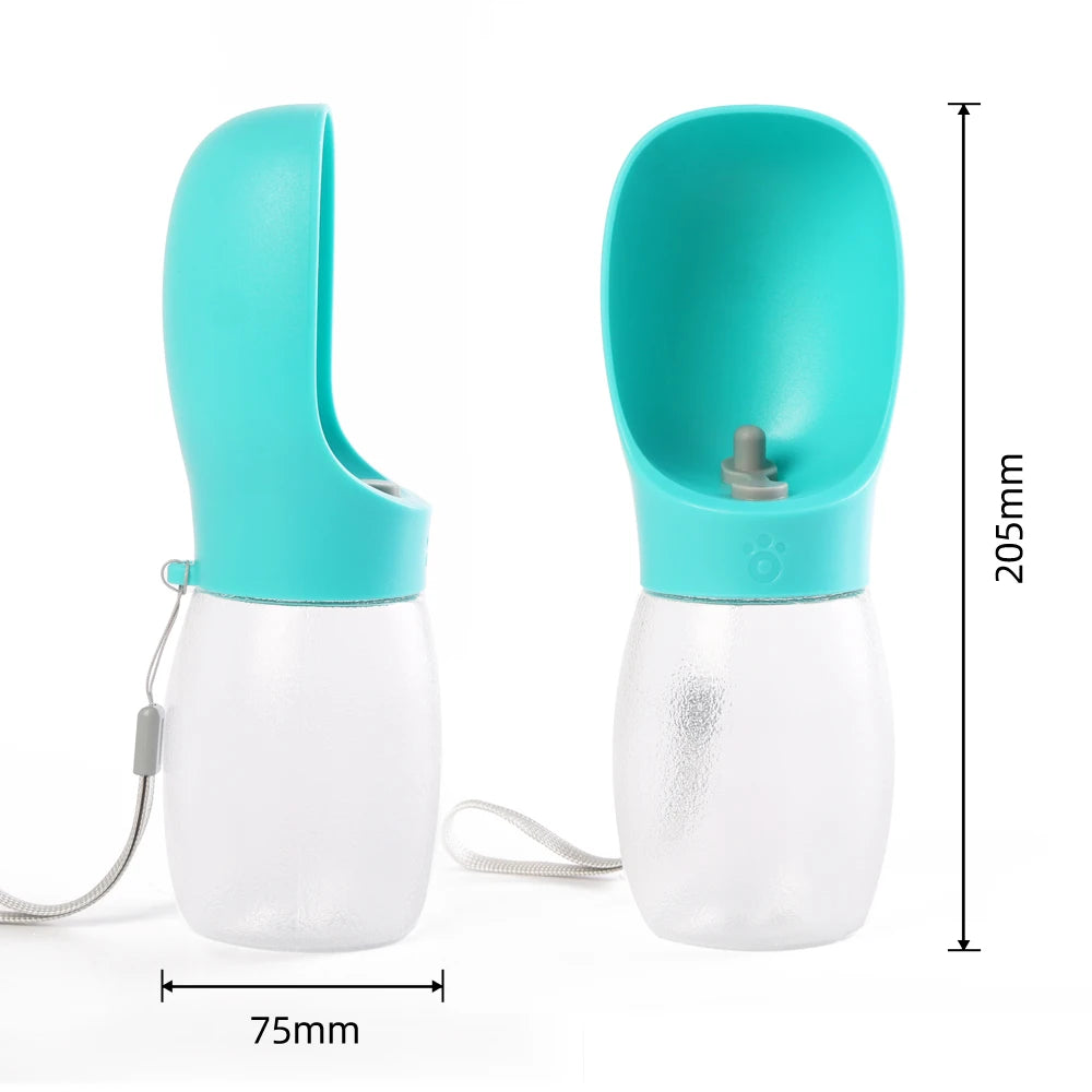 300 ml Portable Pet Water Bottle with Carry Strap