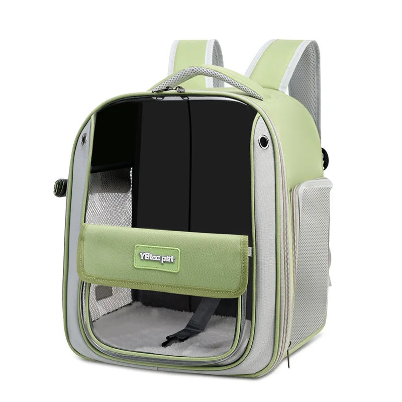Foldable Oxford Pet Carrier Backpack