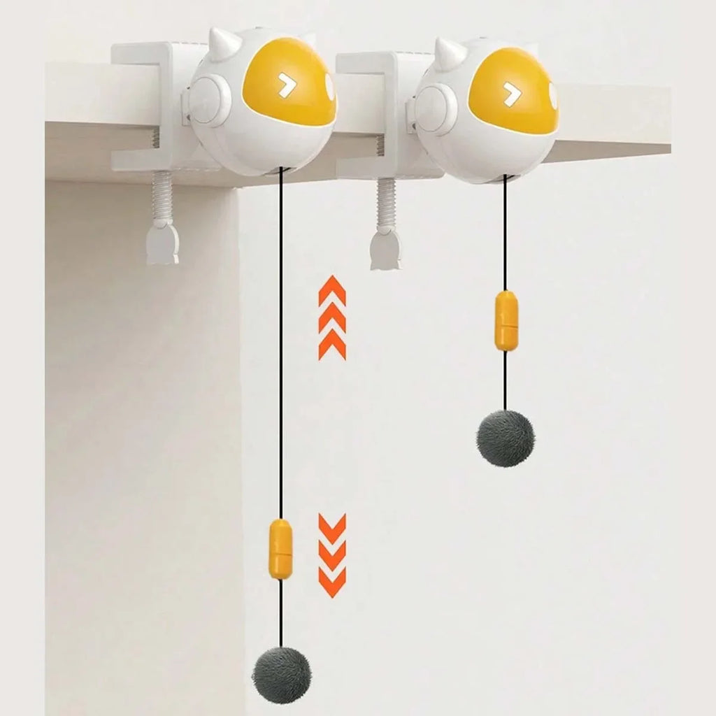 Automatic Up-and-Down Cat Toy with Table Clamp