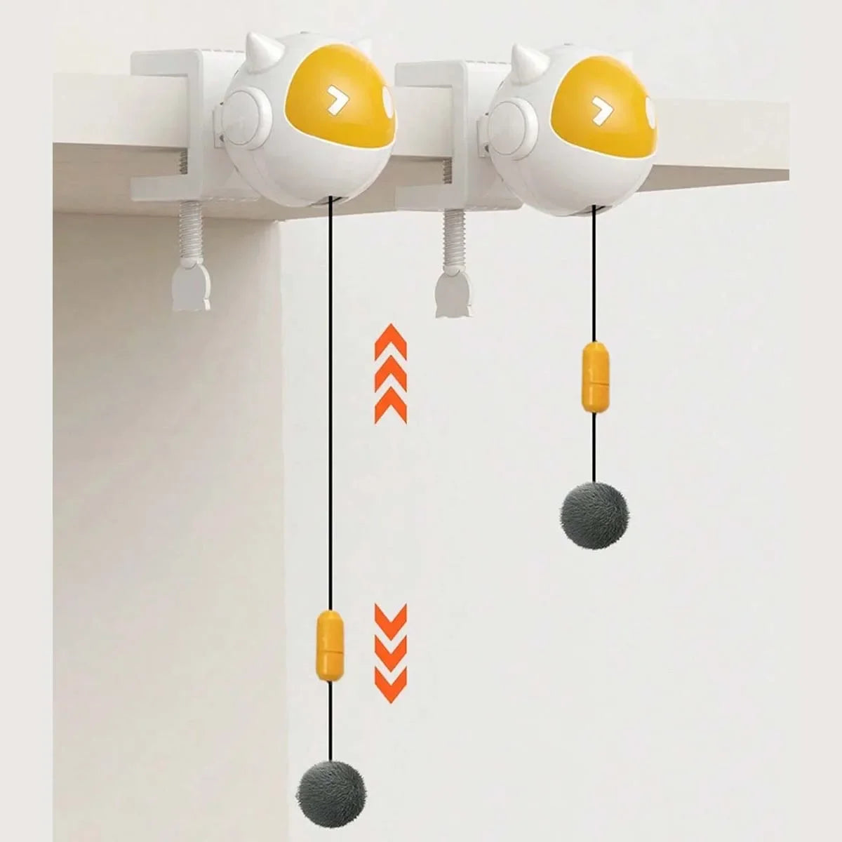 Automatic Up-and-Down Cat Toy with Table Clamp