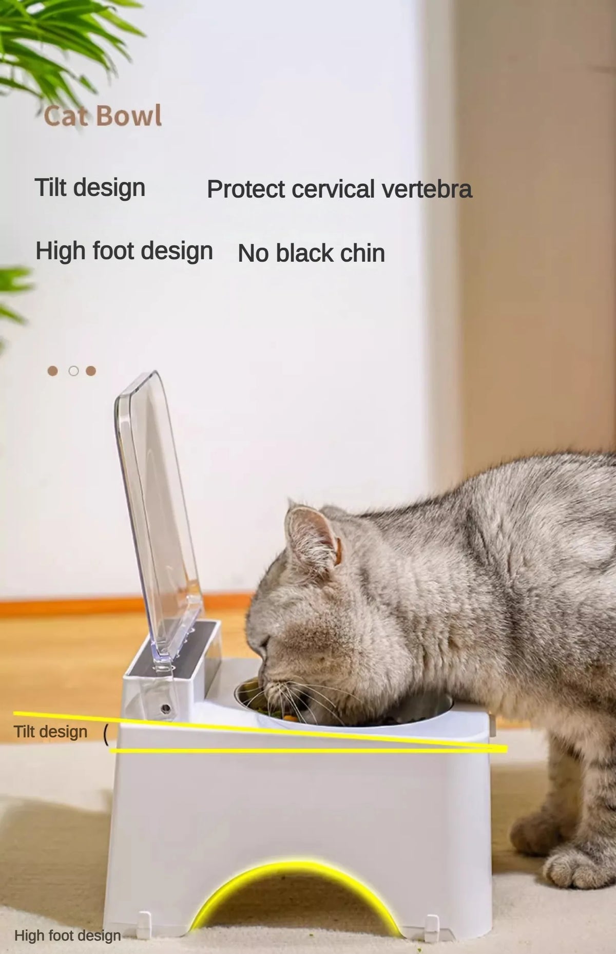 Sensor-Lid Pet Bowl, Ceramic or Stainless Steel