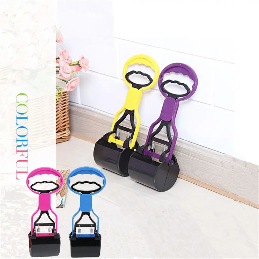 Compact Spring-Action Dog Waste Scooper