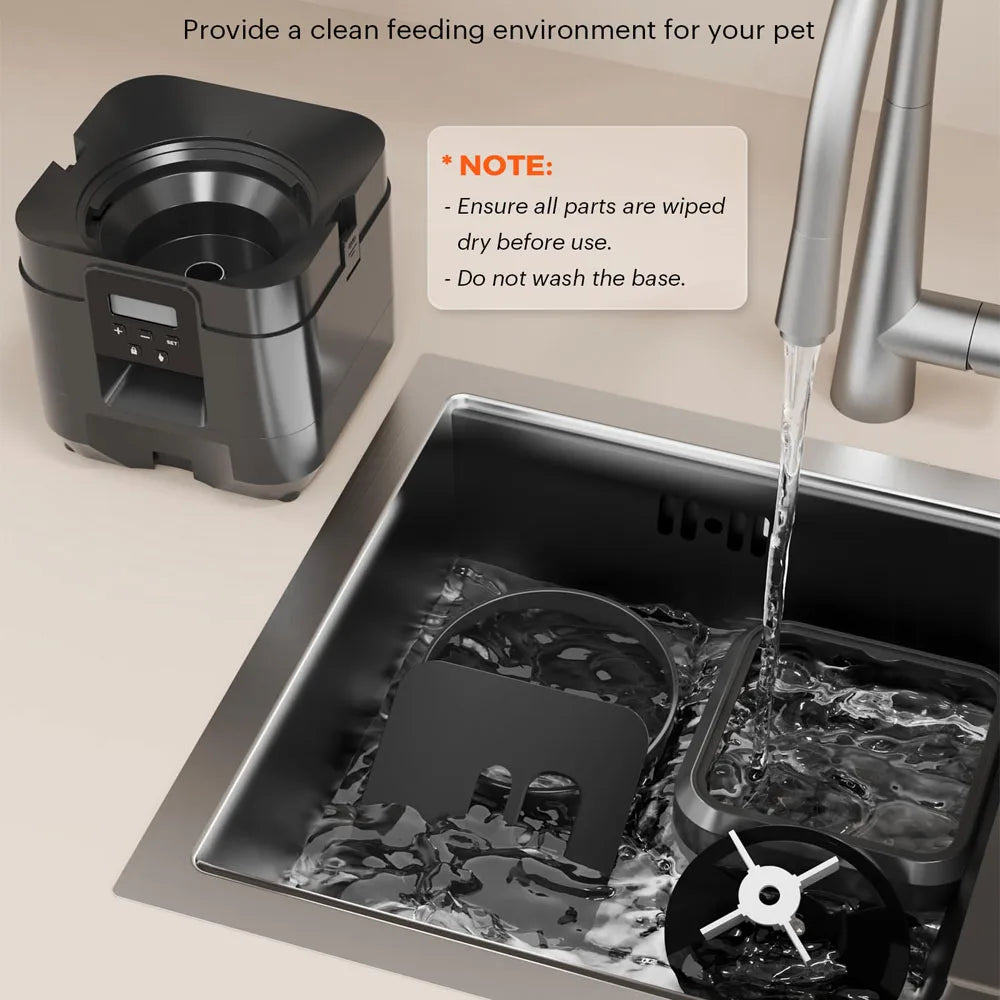 ZYfeeder 2L Automatic Pet Feeder, Button or Wi-Fi