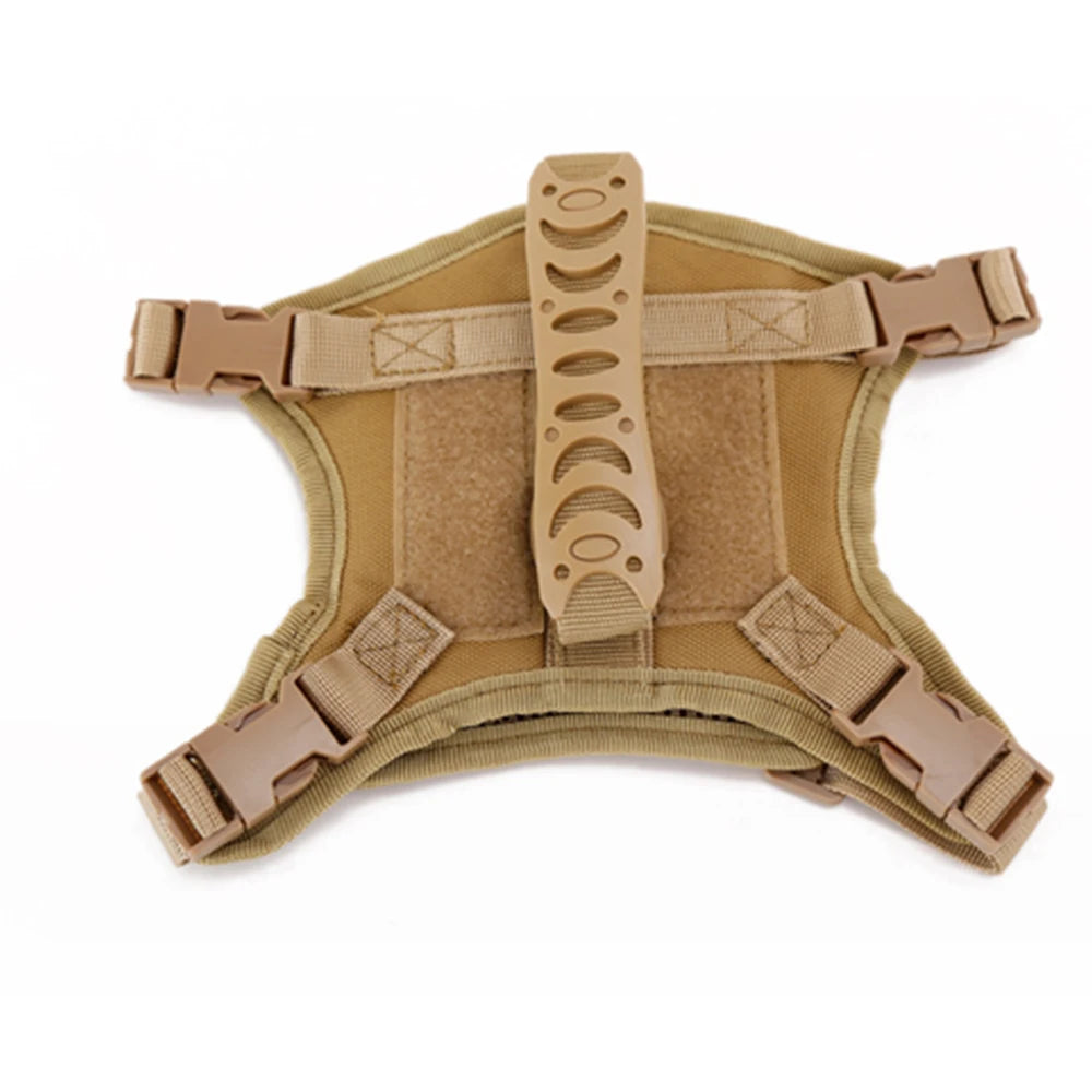 Adjustable Tactical-Style Pet Harness & Set Options