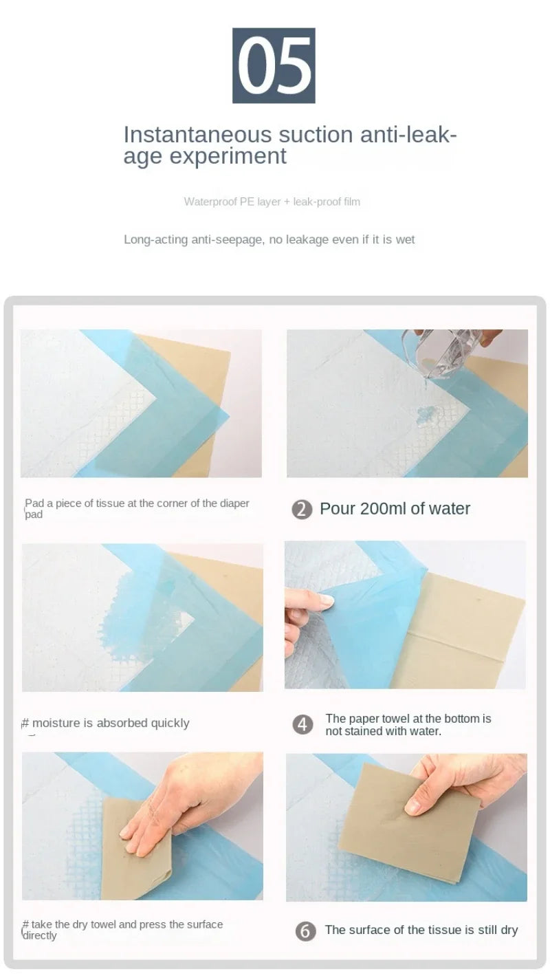 Disposable Puppy Training Pads, 10–100 Packs