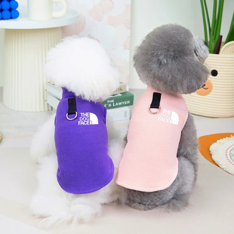 Graphic Polar Fleece Pet Vest