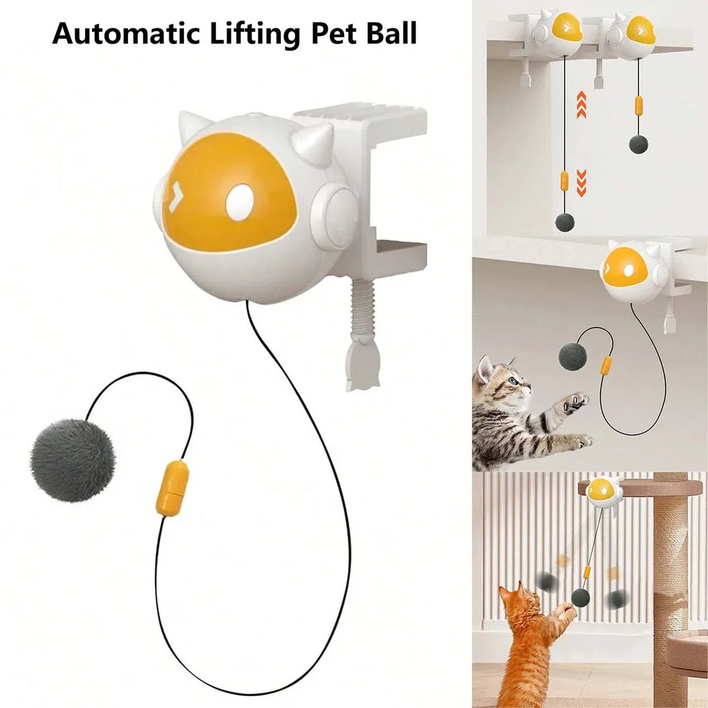 Automatic Up-and-Down Cat Toy with Table Clamp