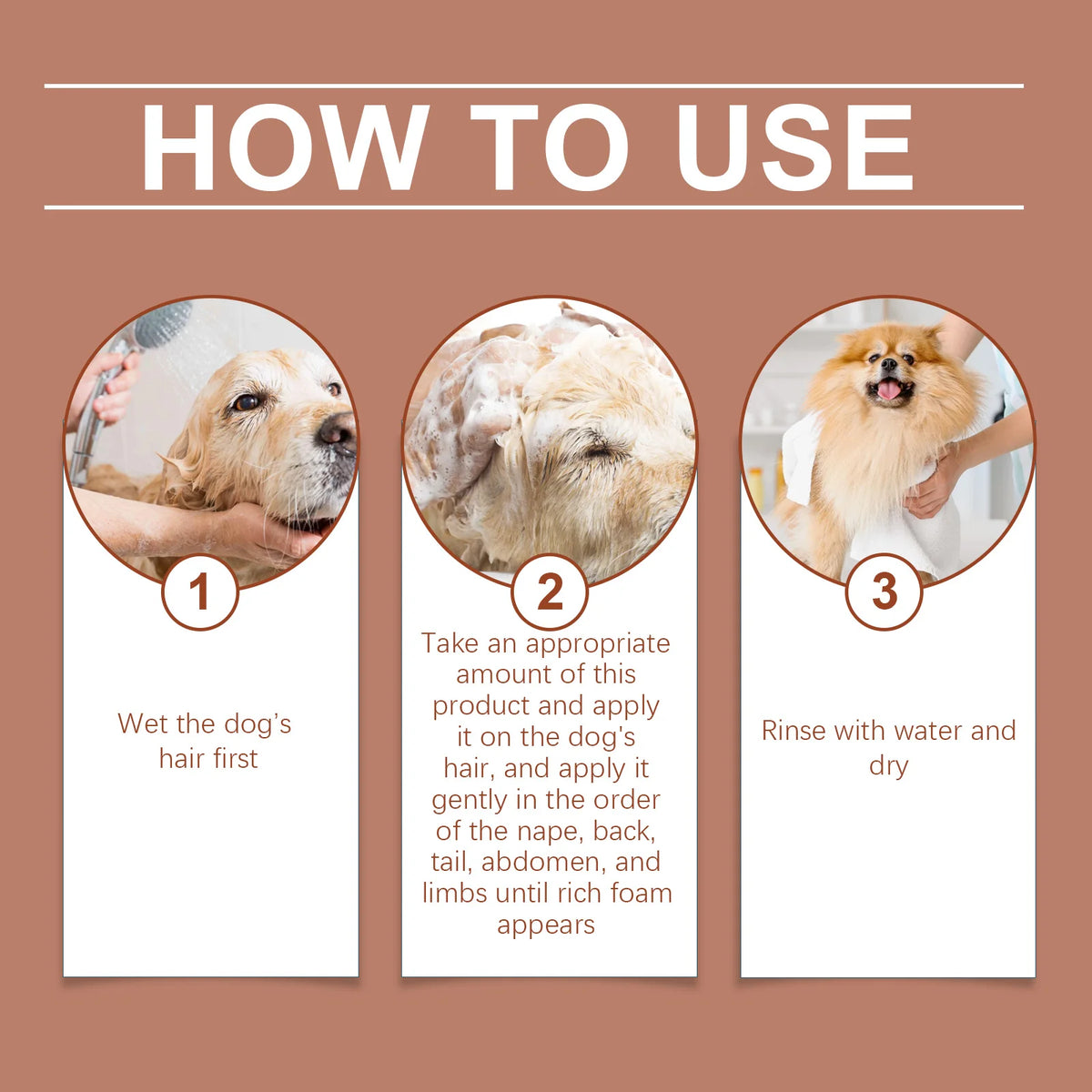 YEGBONG Dog Shampoo, 100 ml, Four Supplier Options