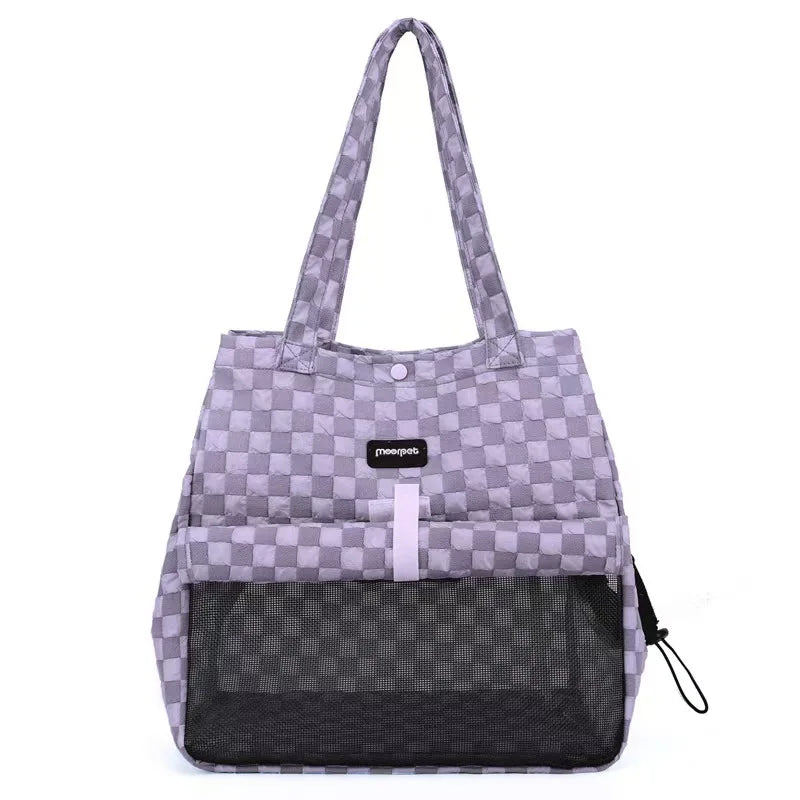 Cat Carrier Shoulder Backpack with Button Closure