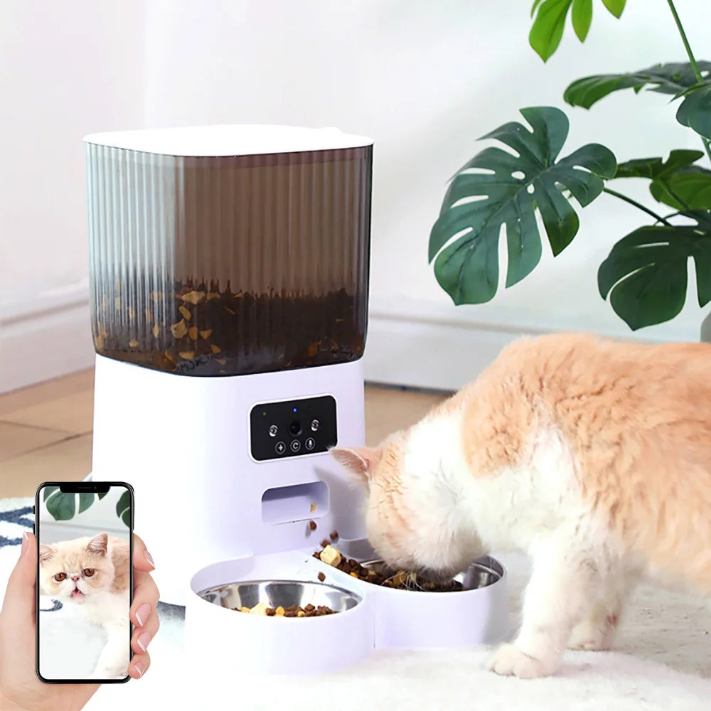repetsun 5L Automatic Pet Feeder, Wi-Fi or Camera