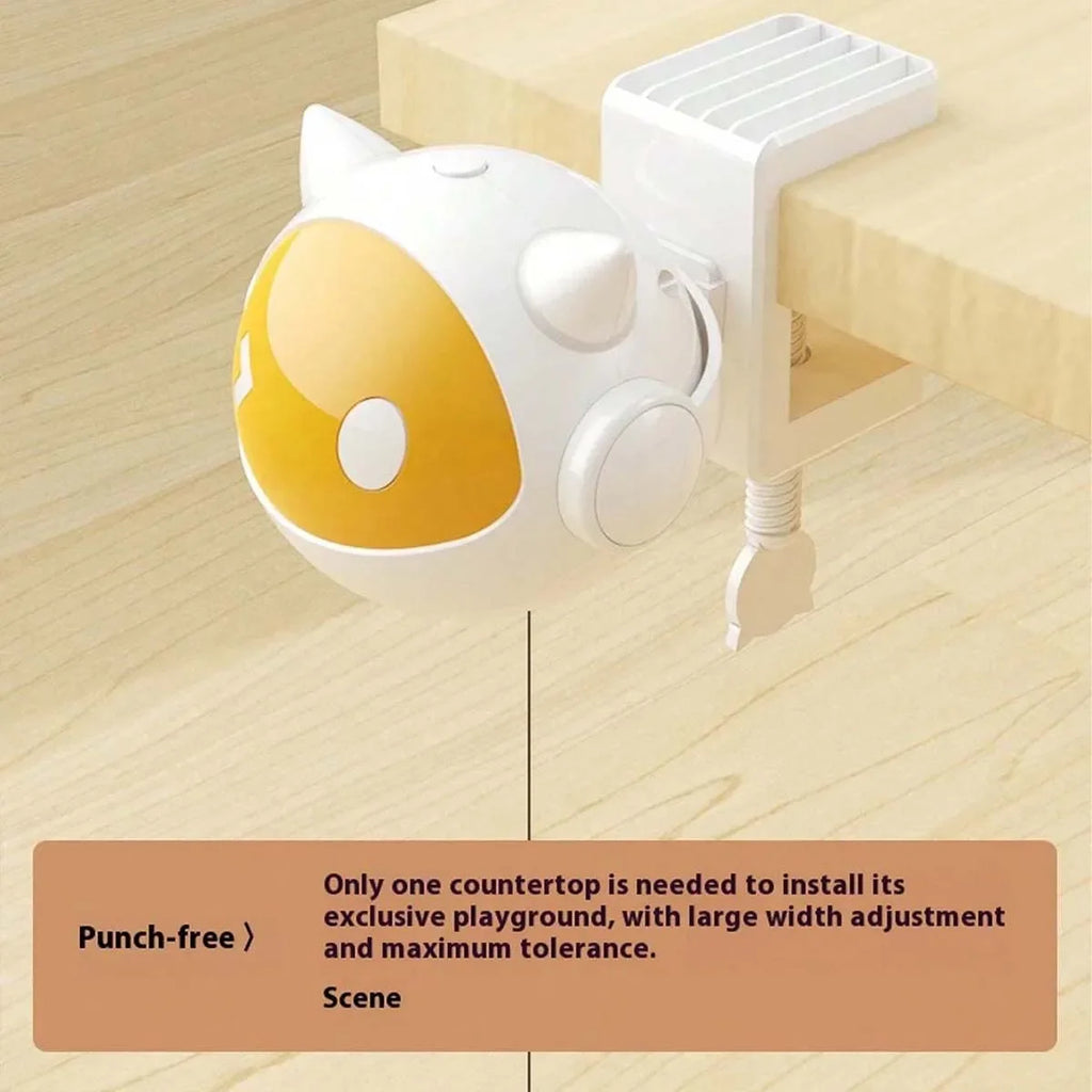 Automatic Up-and-Down Cat Toy with Table Clamp