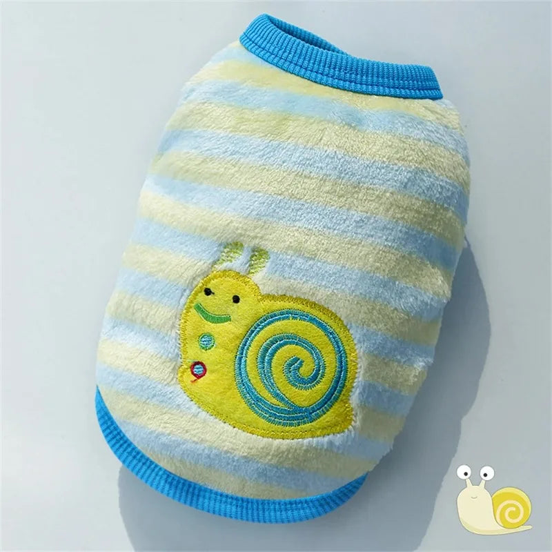 Playful Appliqué Fleece Cat Vest