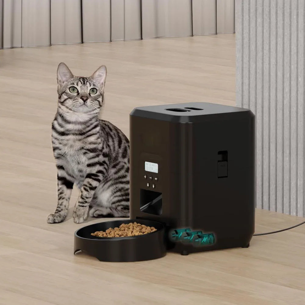 ZYfeeder 2L Automatic Pet Feeder, Button or Wi-Fi