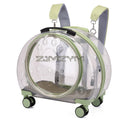 Bubble Pet Carrier Backpack with Wheels & Round Front Opening