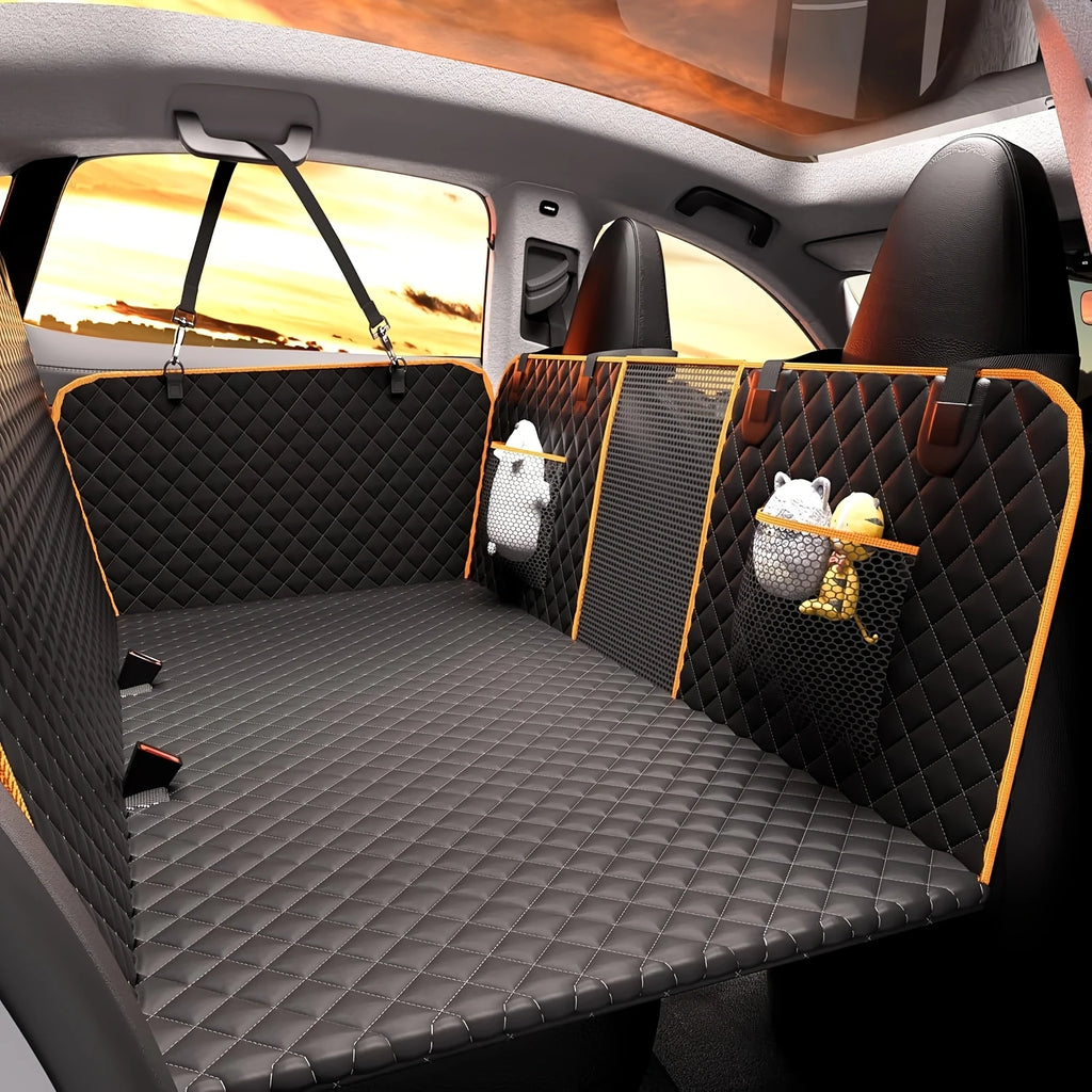 Hard-Bottom Dog Back Seat Extender & Car Seat Cover