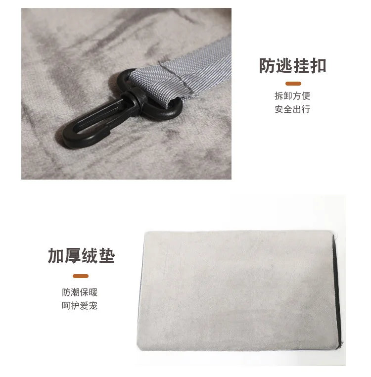 Foldable Mesh Pet Carrier with Front & Top Access