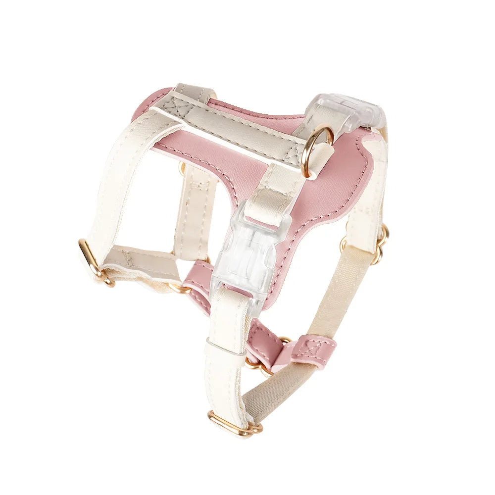 Adjustable Faux-Leather Pet Harness or Matching Leash