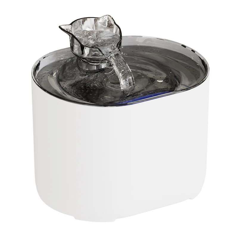 2L Pet Water Fountain with Removable Reservoir