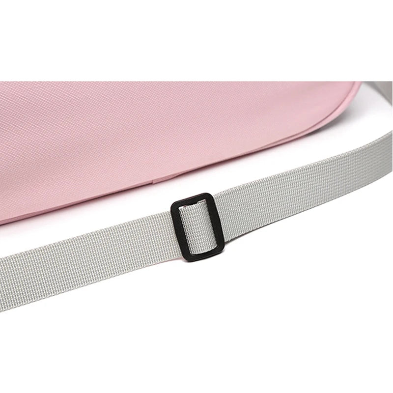 Compact Small-Pet Carrier with Clear Window & Mesh Sides