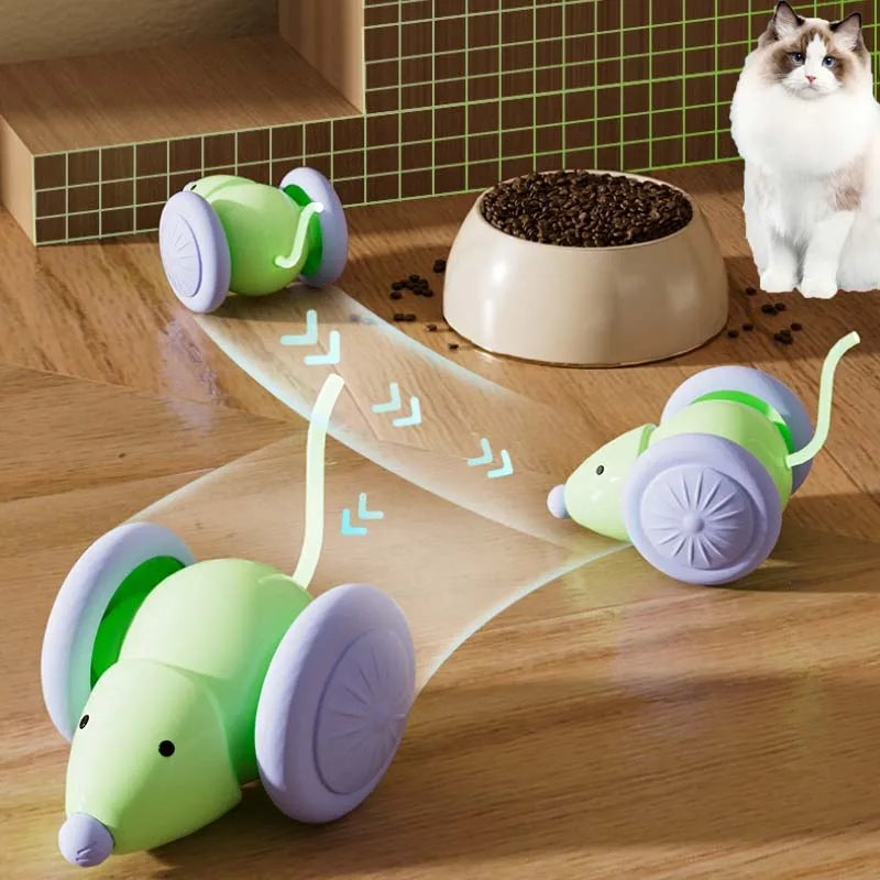 Electric Rolling Mouse Cat Toy