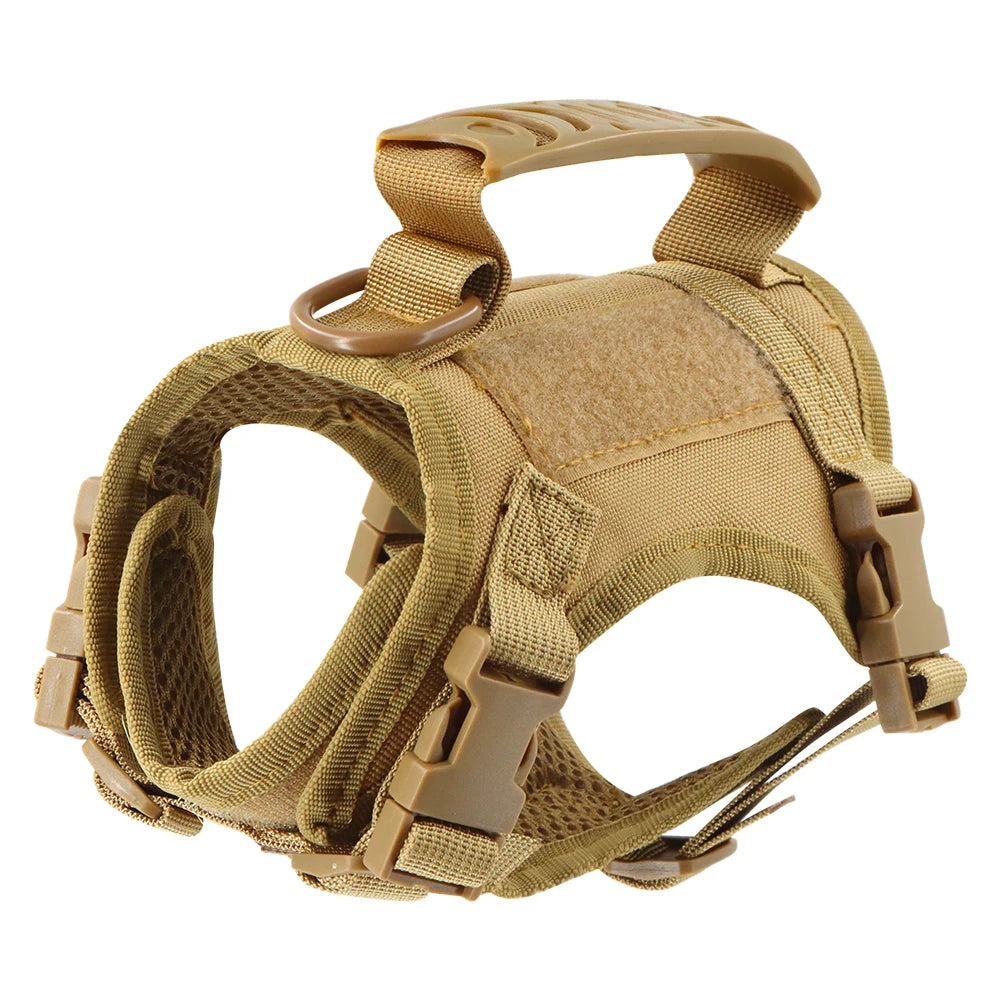 Adjustable Tactical-Style Pet Harness & Set Options