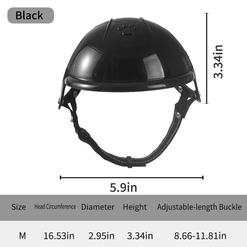 Mini Biker-Style Pet Costume Helmet