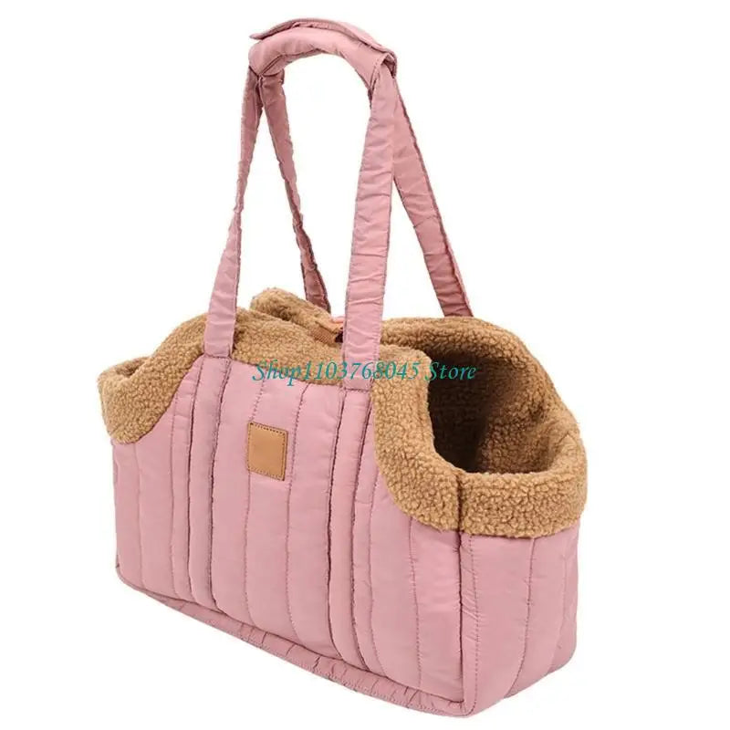 Soft Plush Pet Carrier Shoulder Bag