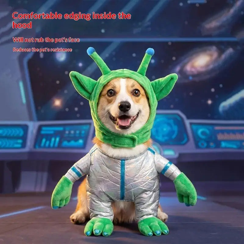 Alien Spacesuit Costume for Cats & Dogs