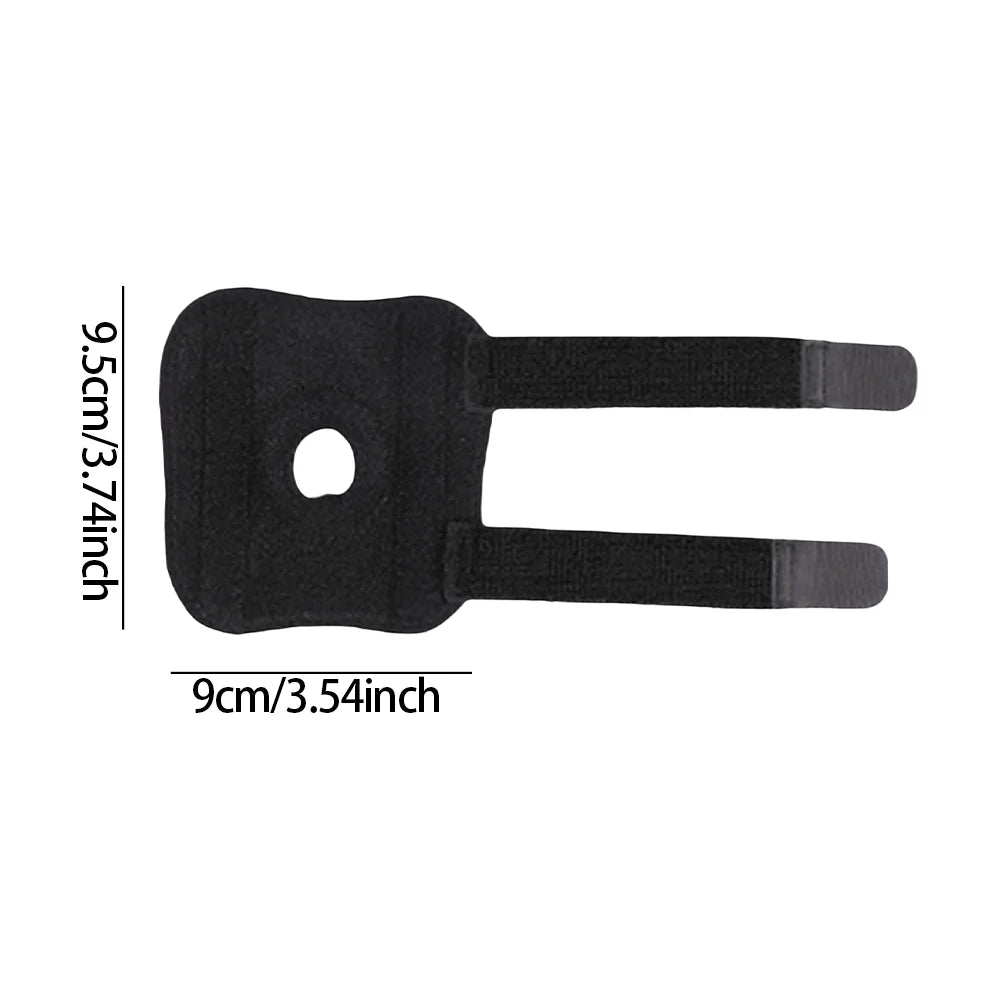 Adjustable Dog Hock Wrap in Black, Single