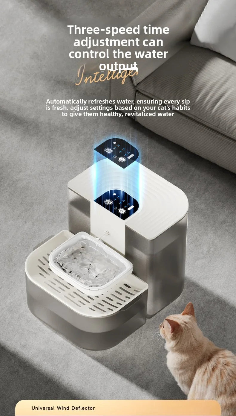 4.5L Tilting Pet Water Dispenser with Ceramic Bowl
