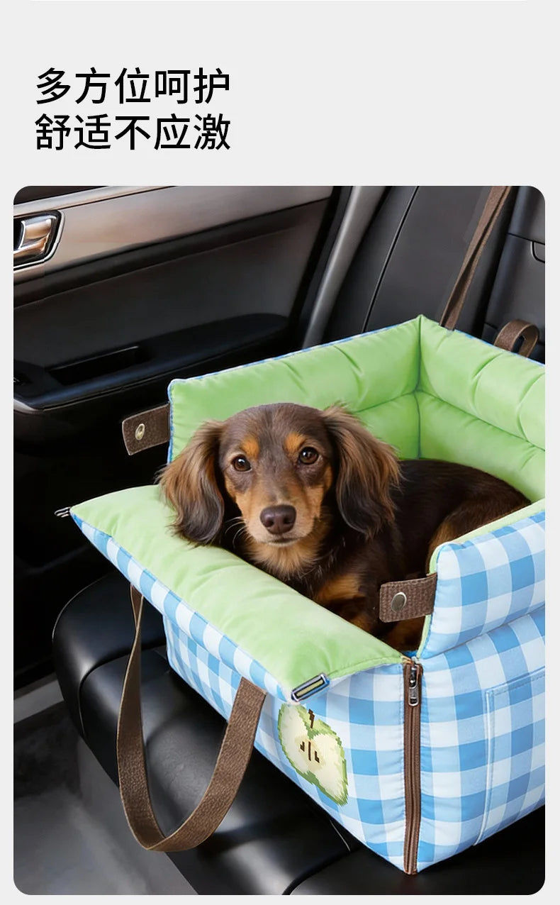 Pastel Striped 2-in-1 Pet Carrier & Car Seat Bed