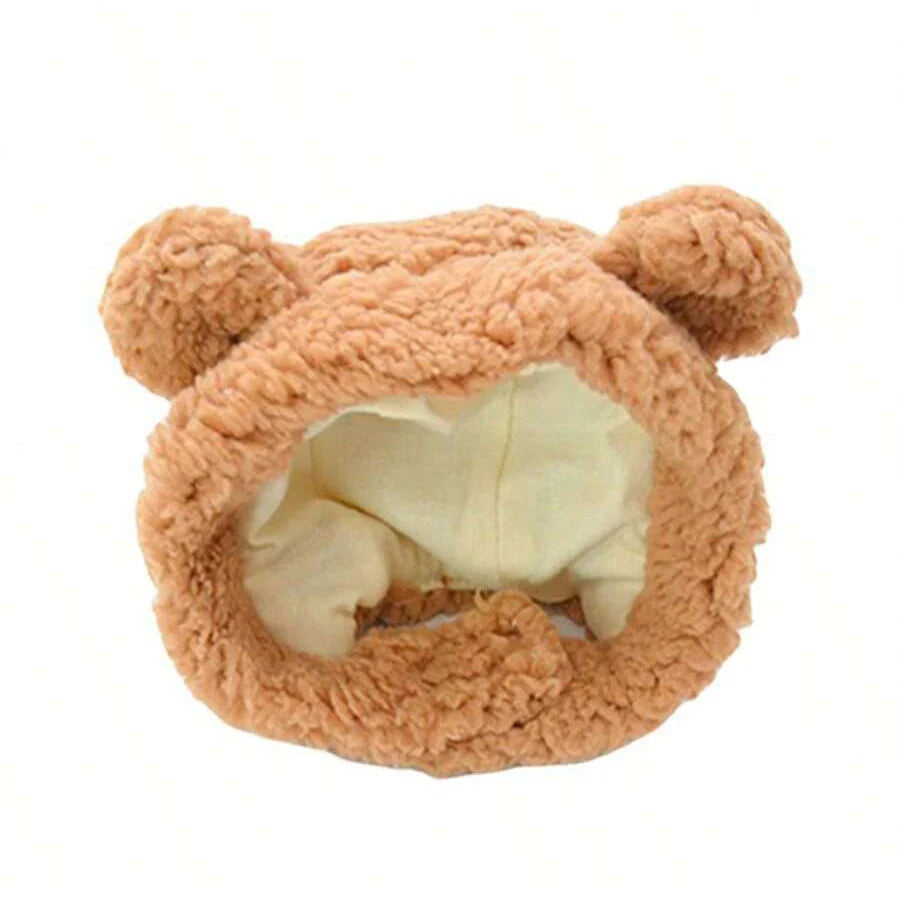 Plush Animal-Ear Pet Costume Hood