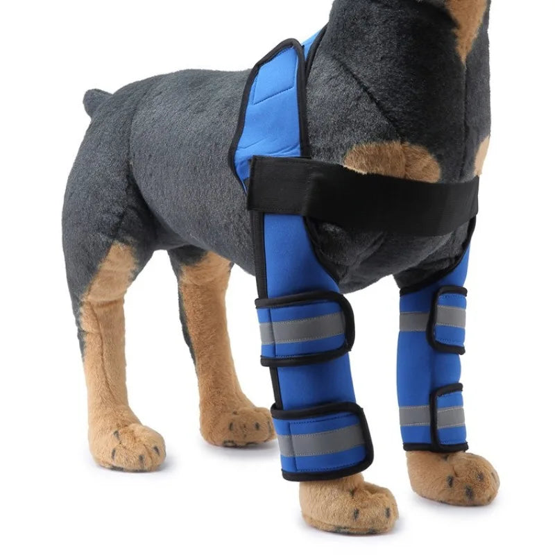 Dog Front-Leg Brace Set with Connecting Straps