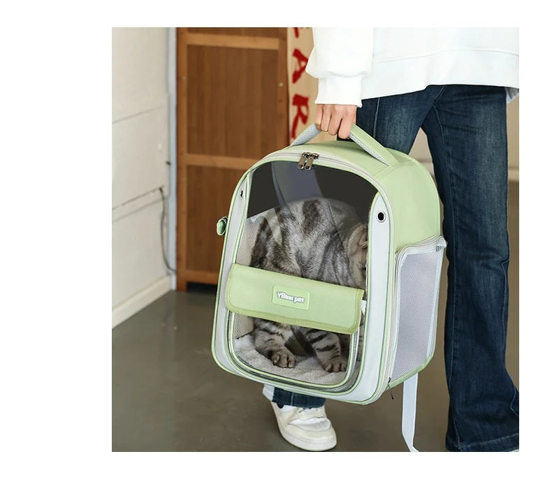 Foldable Oxford Pet Carrier Backpack