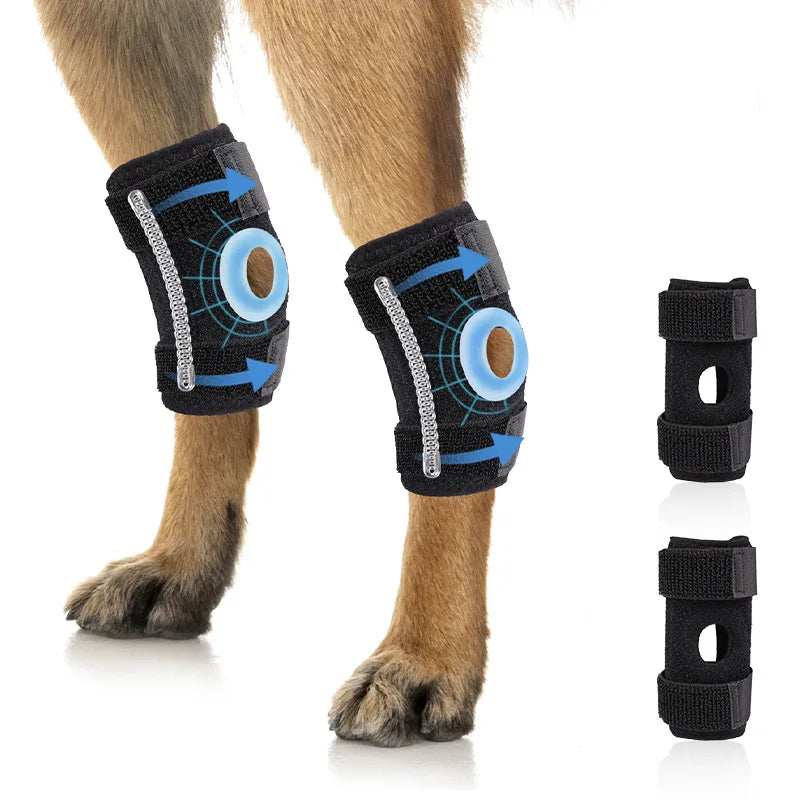 Dog Leg Wraps and Connected Paw Covers, Six Styles
