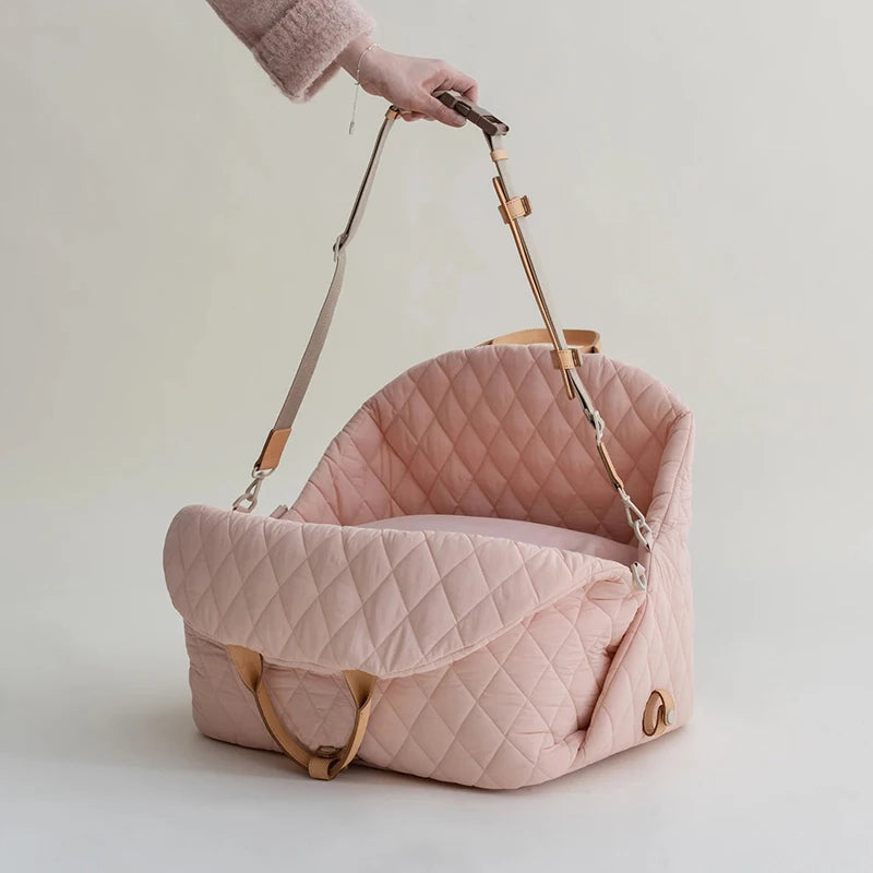 2-in-1 Pet Carrier Handbag & Travel Bed