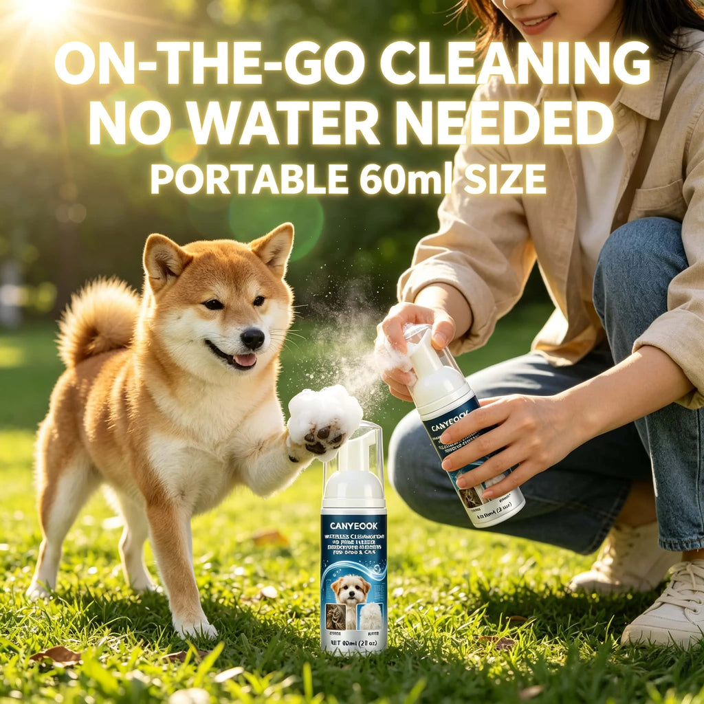 CANYEOOK Waterless Pet Cleaning Foam, 60 ml