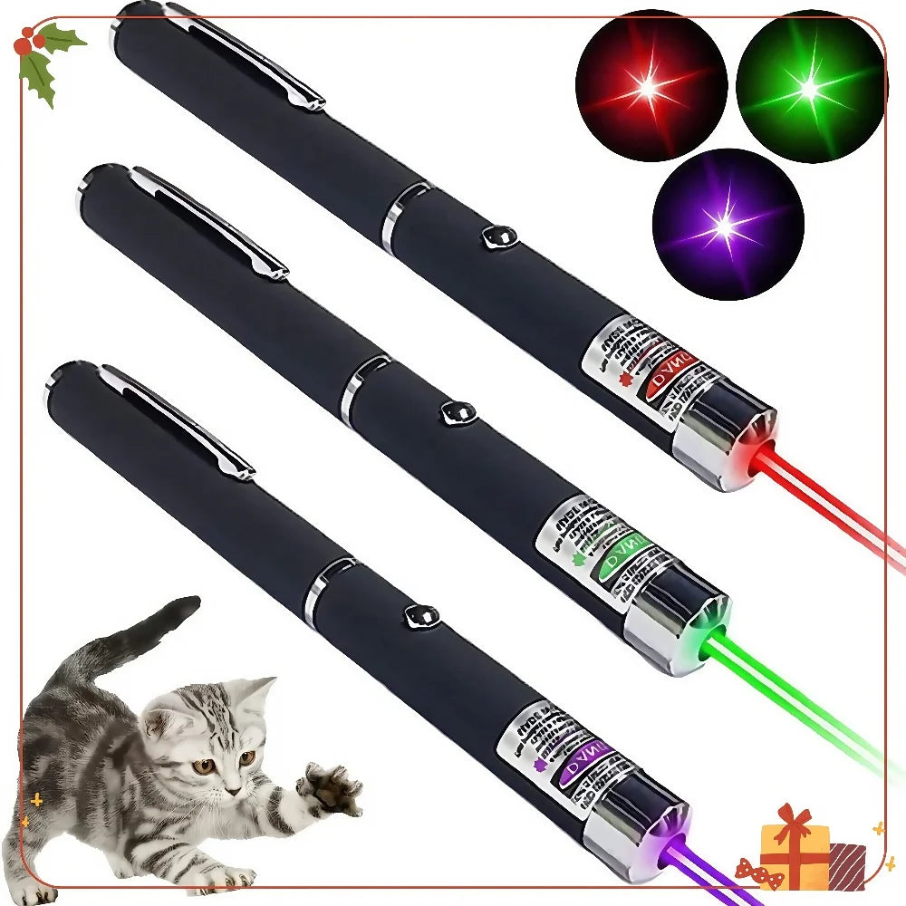 2-in-1 Handheld Cat Laser Pointer & LED Flashlight