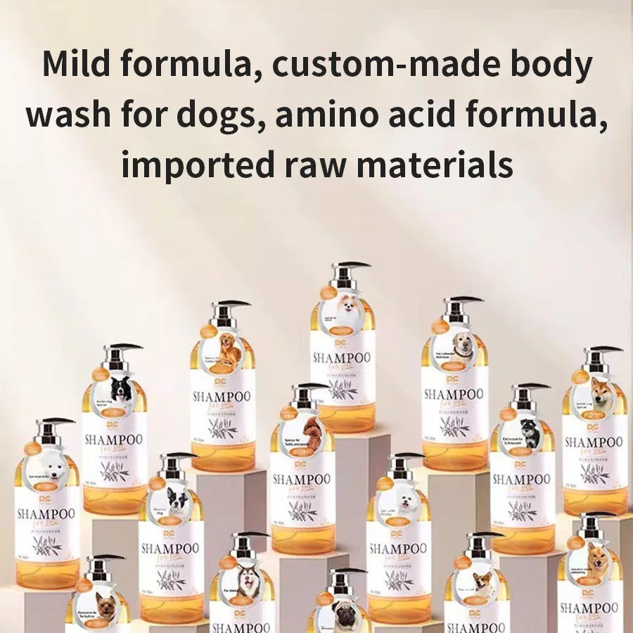 PETCLEAR Dog Shampoo, 500 ml Pump Bottle