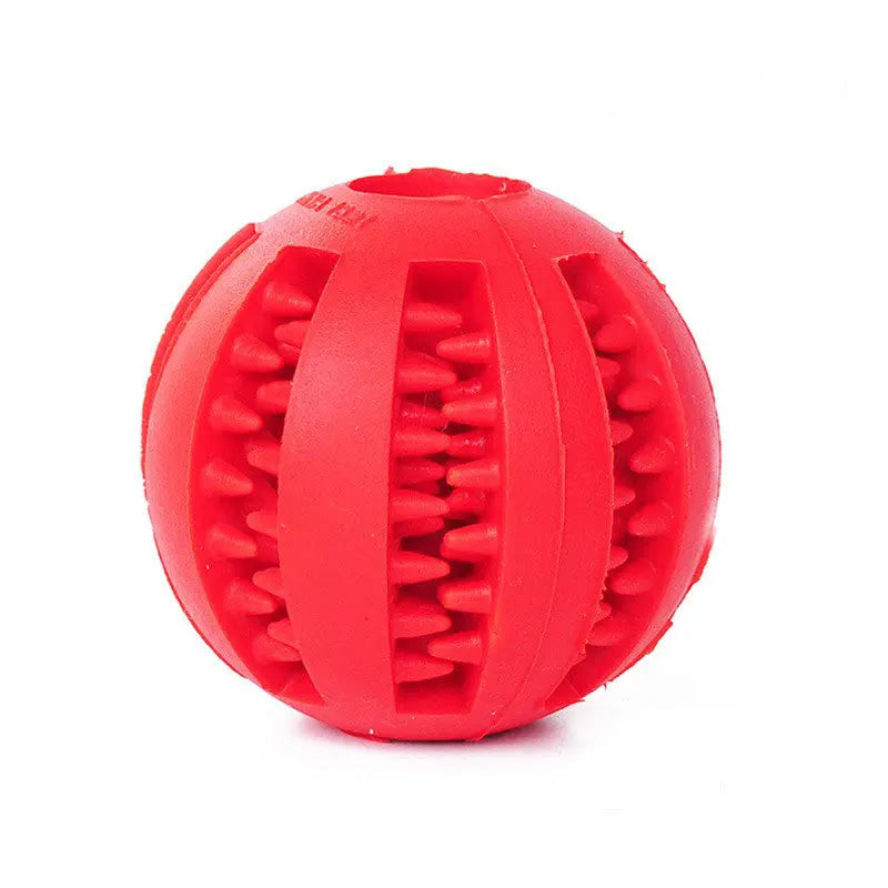 Rubber Treat Ball for Dogs in Three Sizes