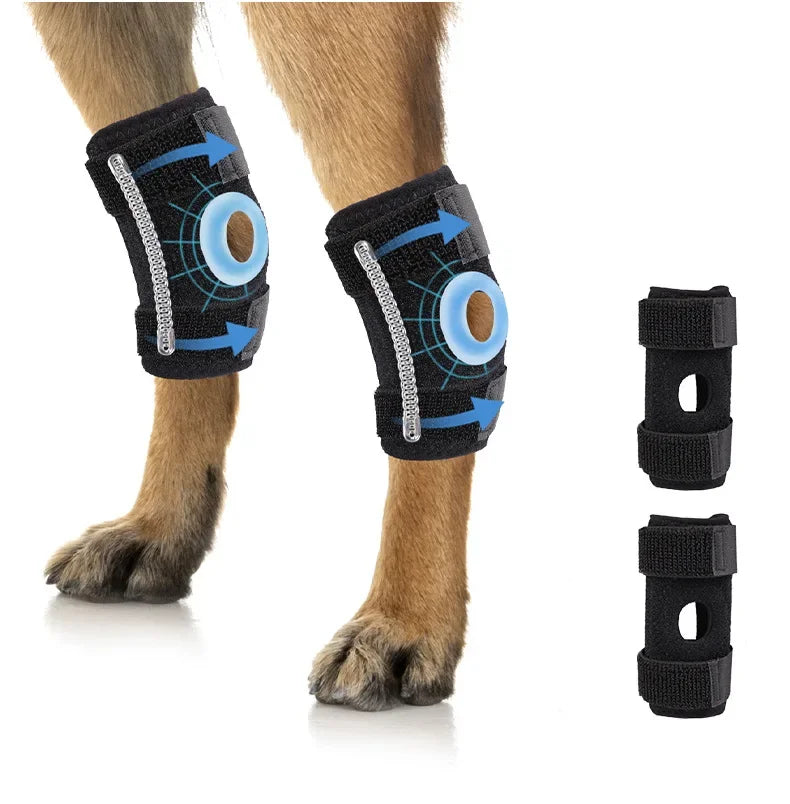 Dog Leg Wraps and Connected Paw Covers, Six Styles