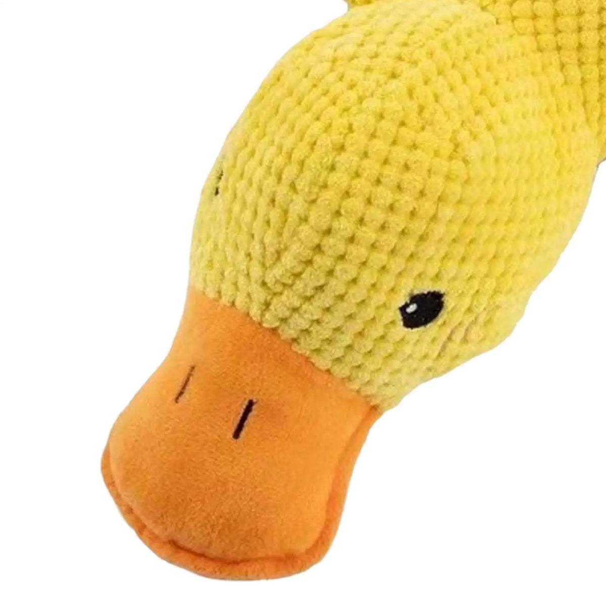 Yellow Plush Duck Dog Toy with Sound