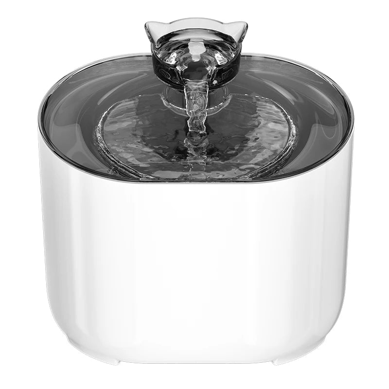 2L Pet Water Fountain with Removable Reservoir