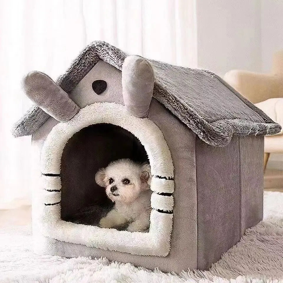 Teddy Cottage Pet House for Cats & Small Dogs