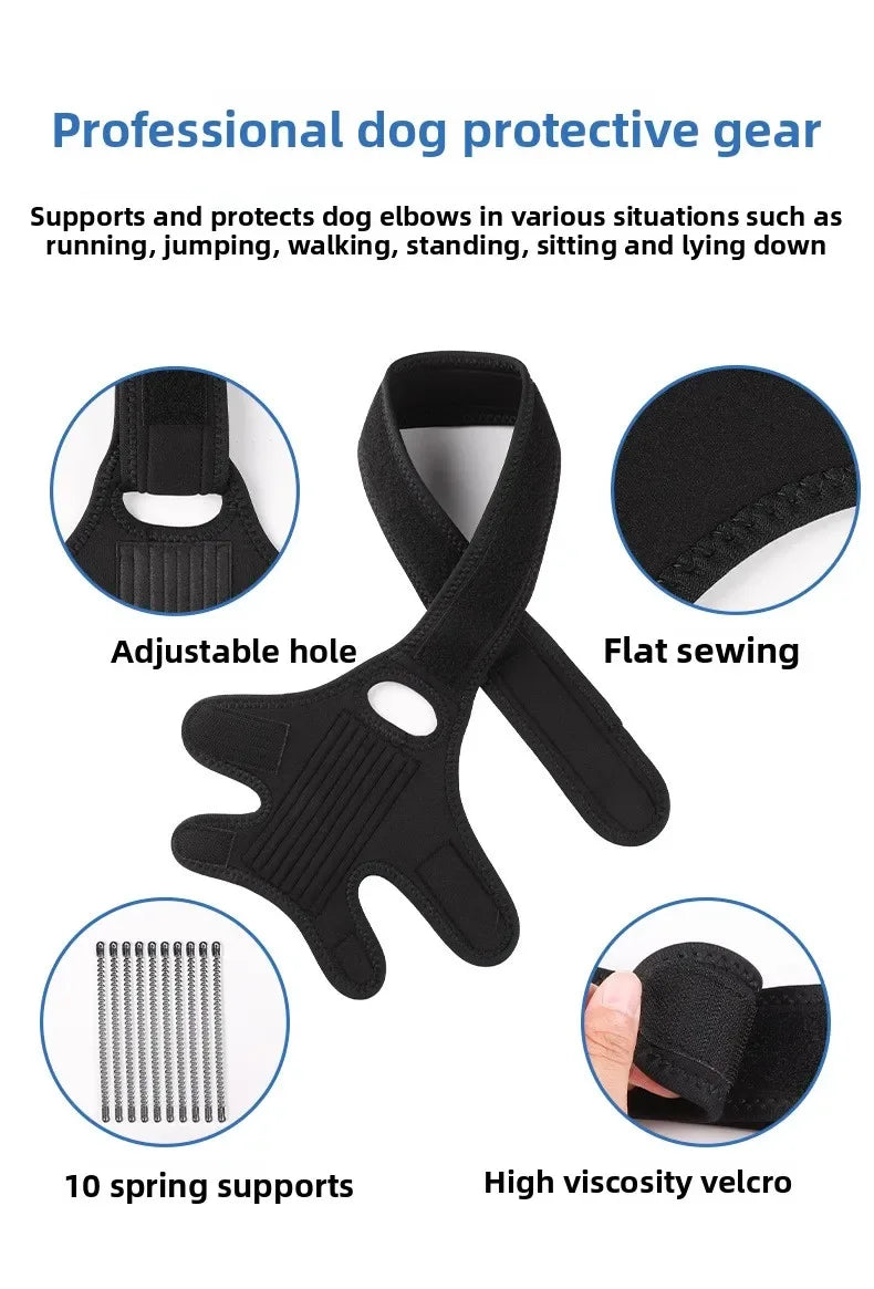 Dog Leg Wraps and Connected Paw Covers, Six Styles
