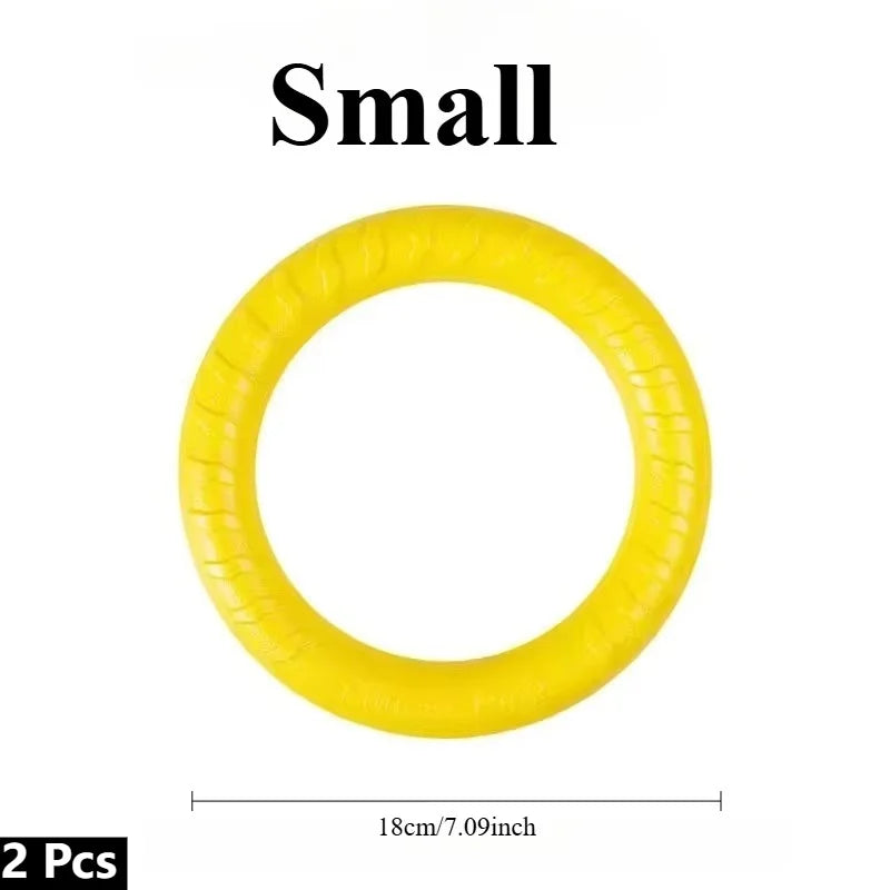 Textured Dog Fetch Ring, Small & Large Options