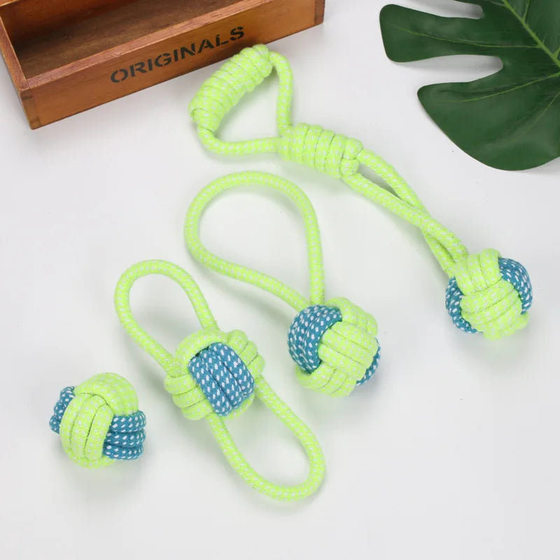 Knotted Rope Dog Toys, Individual & Multipack Options