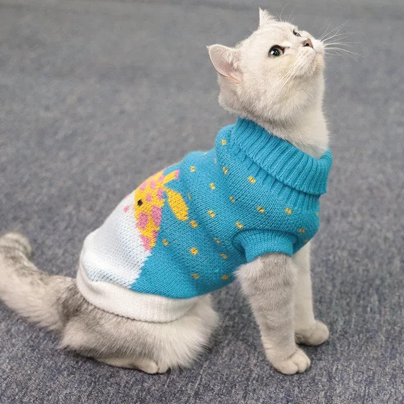 Mix & Match Knit Cat Sweater